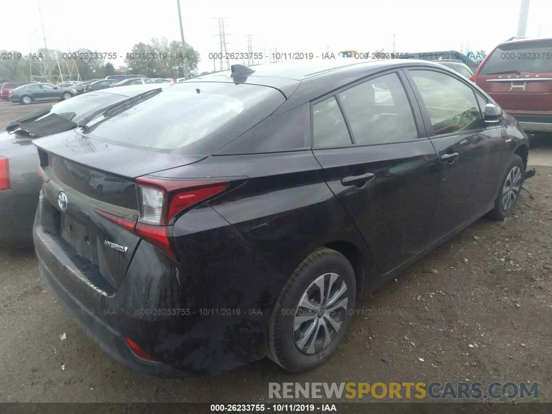 4 Photograph of a damaged car JTDL9RFU2K3001797 TOYOTA PRIUS 2019