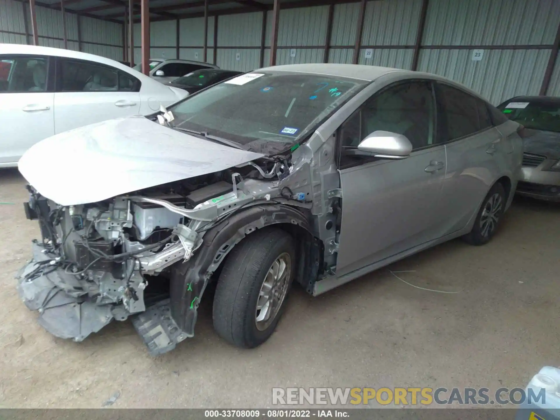 2 Photograph of a damaged car JTDL9RFU2K3002271 TOYOTA PRIUS 2019