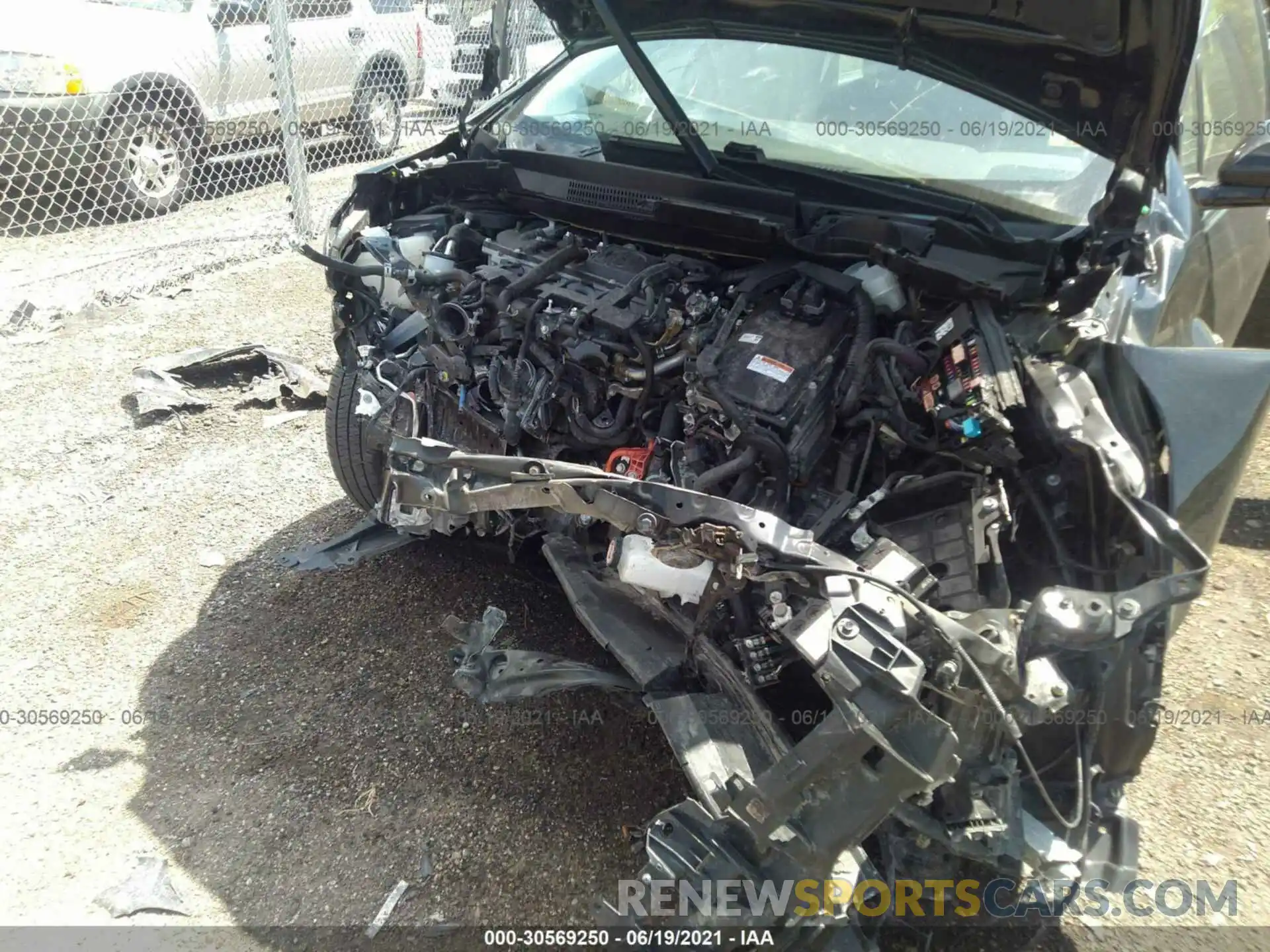 10 Photograph of a damaged car JTDL9RFU2K3002464 TOYOTA PRIUS 2019