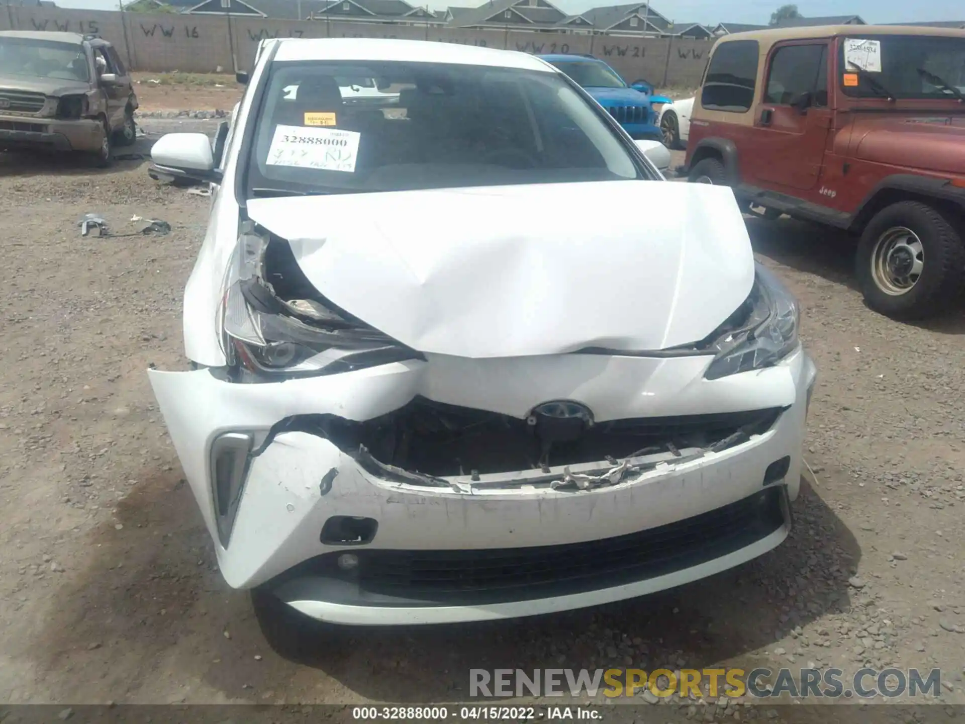 6 Photograph of a damaged car JTDL9RFU2K3003792 TOYOTA PRIUS 2019