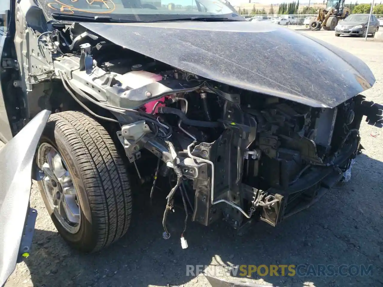 9 Photograph of a damaged car JTDL9RFU2K3004232 TOYOTA PRIUS 2019