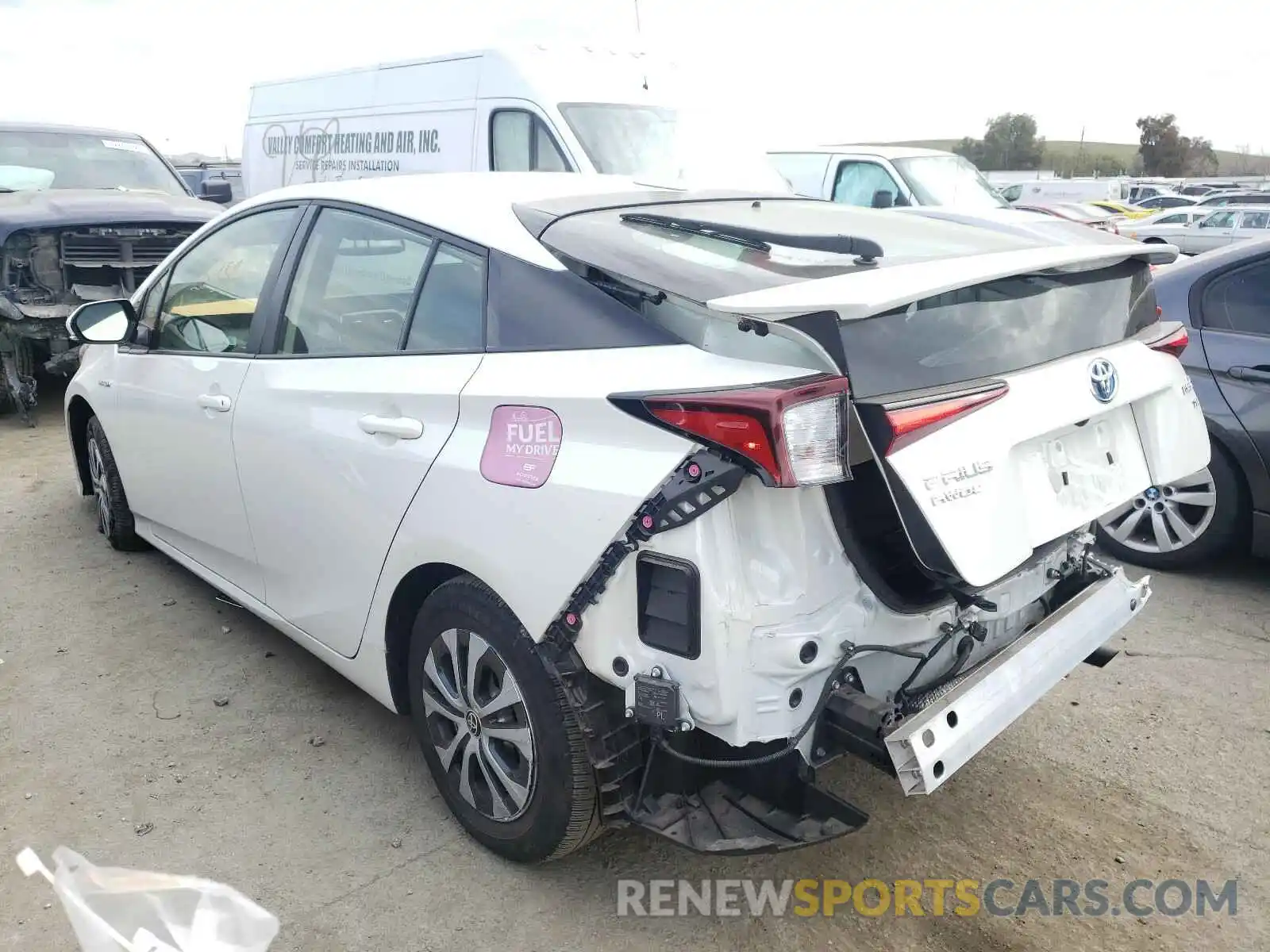 9 Фотография поврежденного автомобиля JTDL9RFU2K3004604 TOYOTA PRIUS 2019