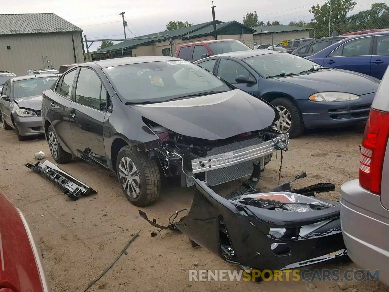 1 Photograph of a damaged car JTDL9RFU2K3006272 TOYOTA PRIUS 2019