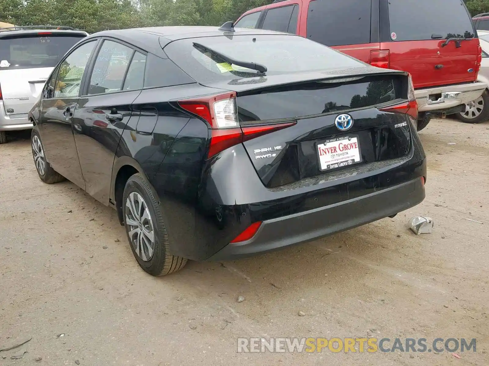 3 Photograph of a damaged car JTDL9RFU2K3006272 TOYOTA PRIUS 2019