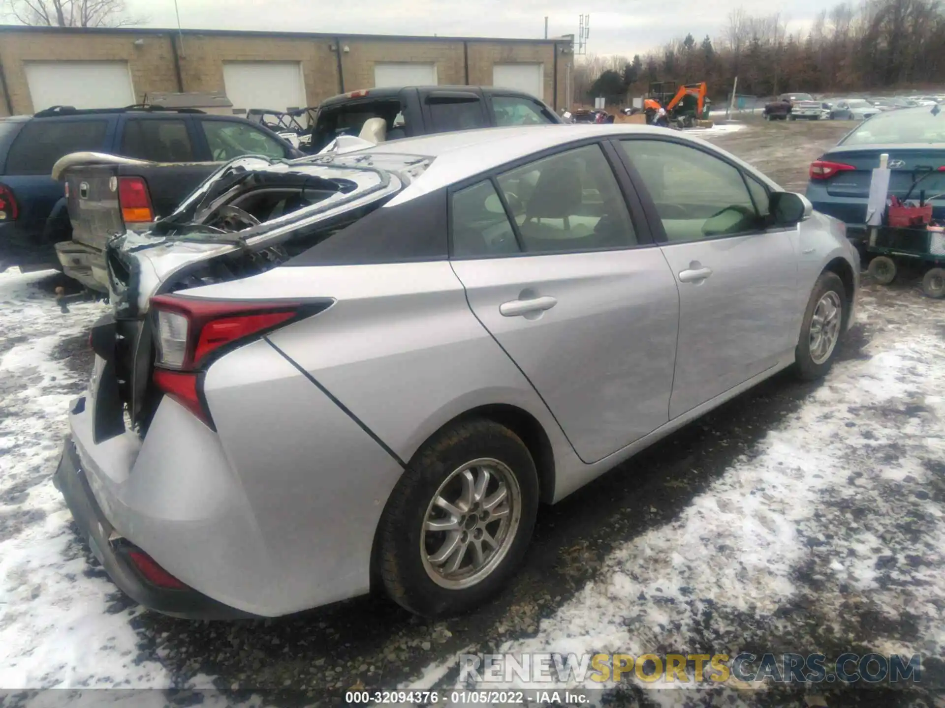 4 Фотография поврежденного автомобиля JTDL9RFU2K3006546 TOYOTA PRIUS 2019