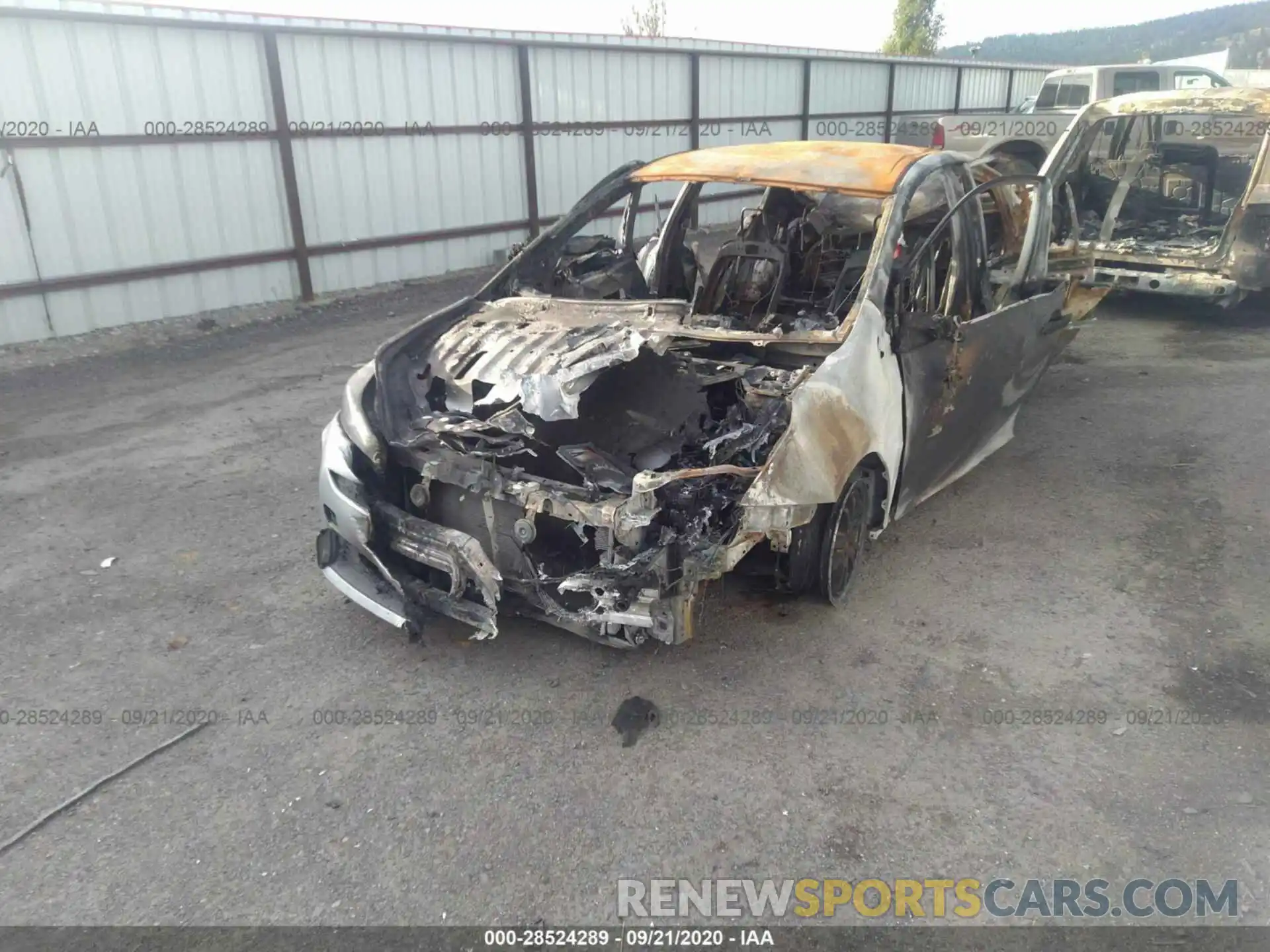 2 Photograph of a damaged car JTDL9RFU2K3006871 TOYOTA PRIUS 2019