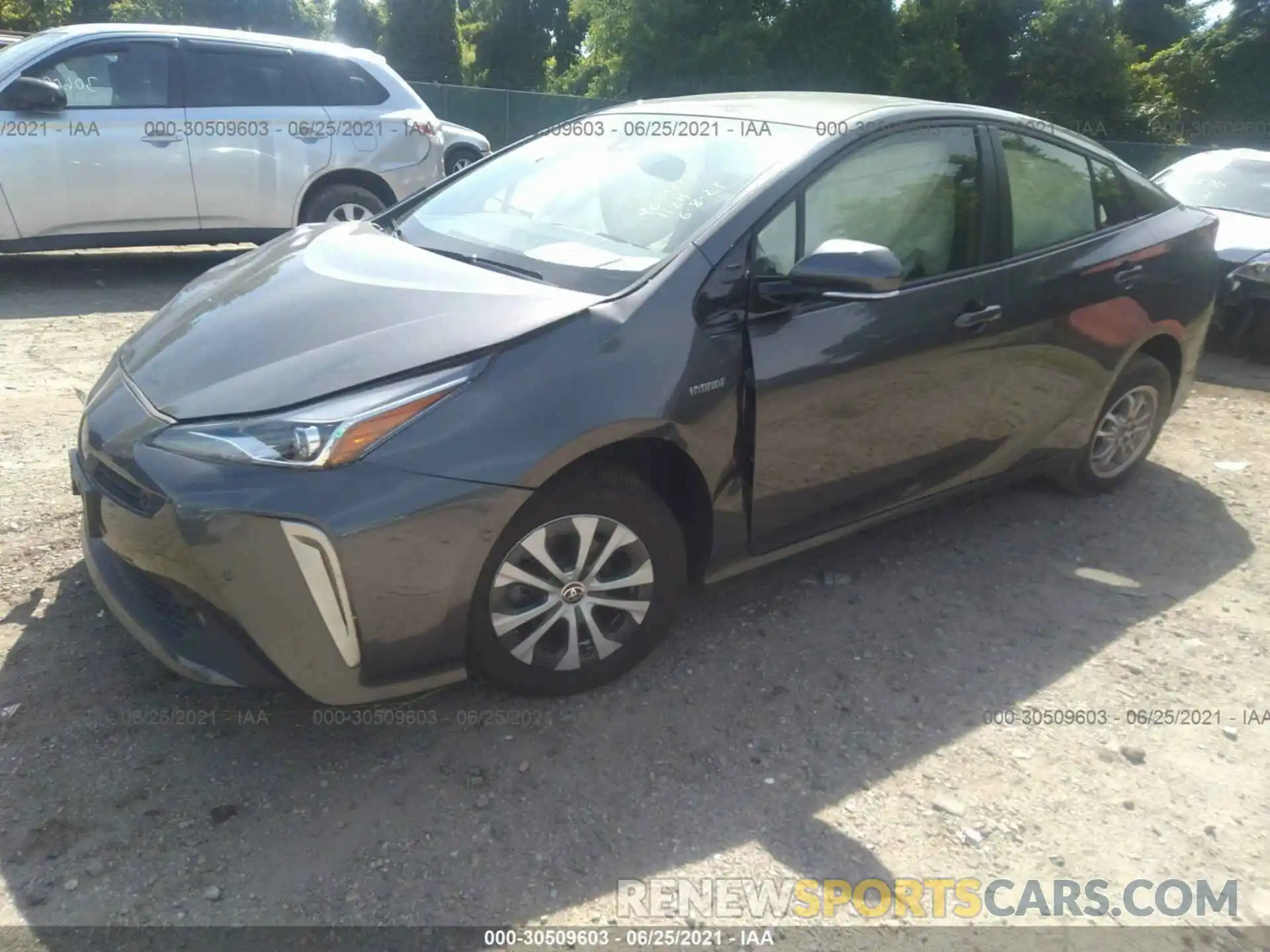 2 Photograph of a damaged car JTDL9RFU2K3008538 TOYOTA PRIUS 2019