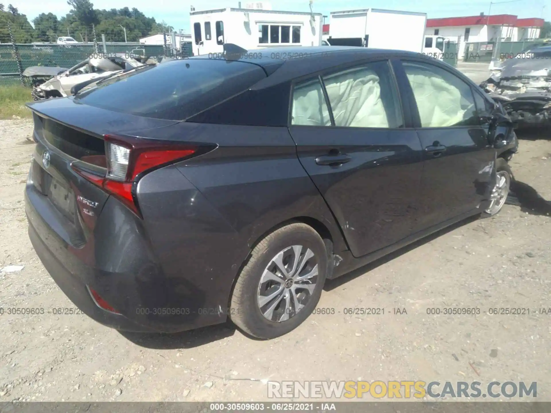 4 Фотография поврежденного автомобиля JTDL9RFU2K3008538 TOYOTA PRIUS 2019