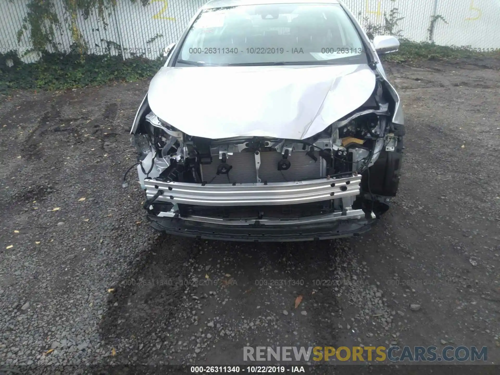 6 Photograph of a damaged car JTDL9RFU2K3009883 TOYOTA PRIUS 2019