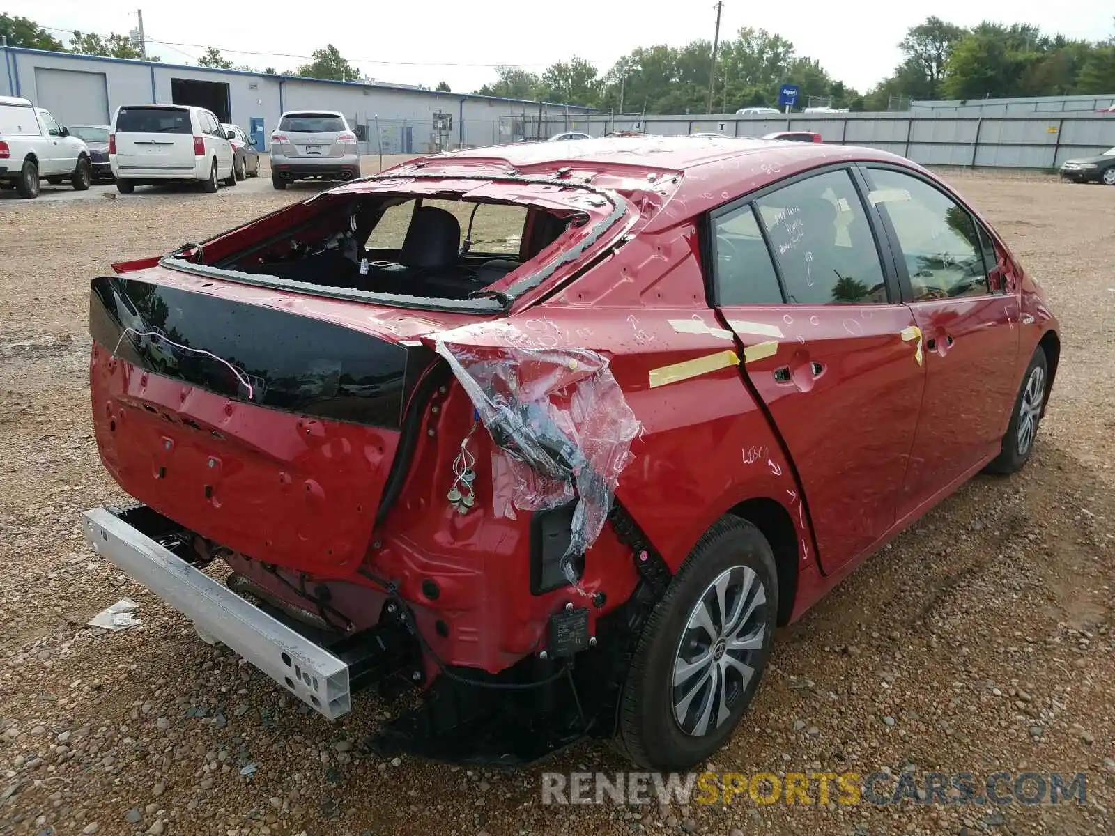 4 Photograph of a damaged car JTDL9RFU2K3009902 TOYOTA PRIUS 2019