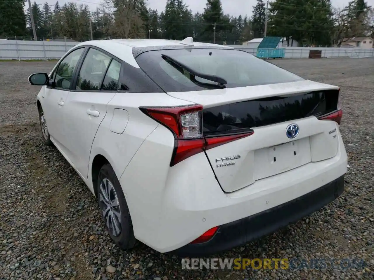 3 Photograph of a damaged car JTDL9RFU2K3010435 TOYOTA PRIUS 2019