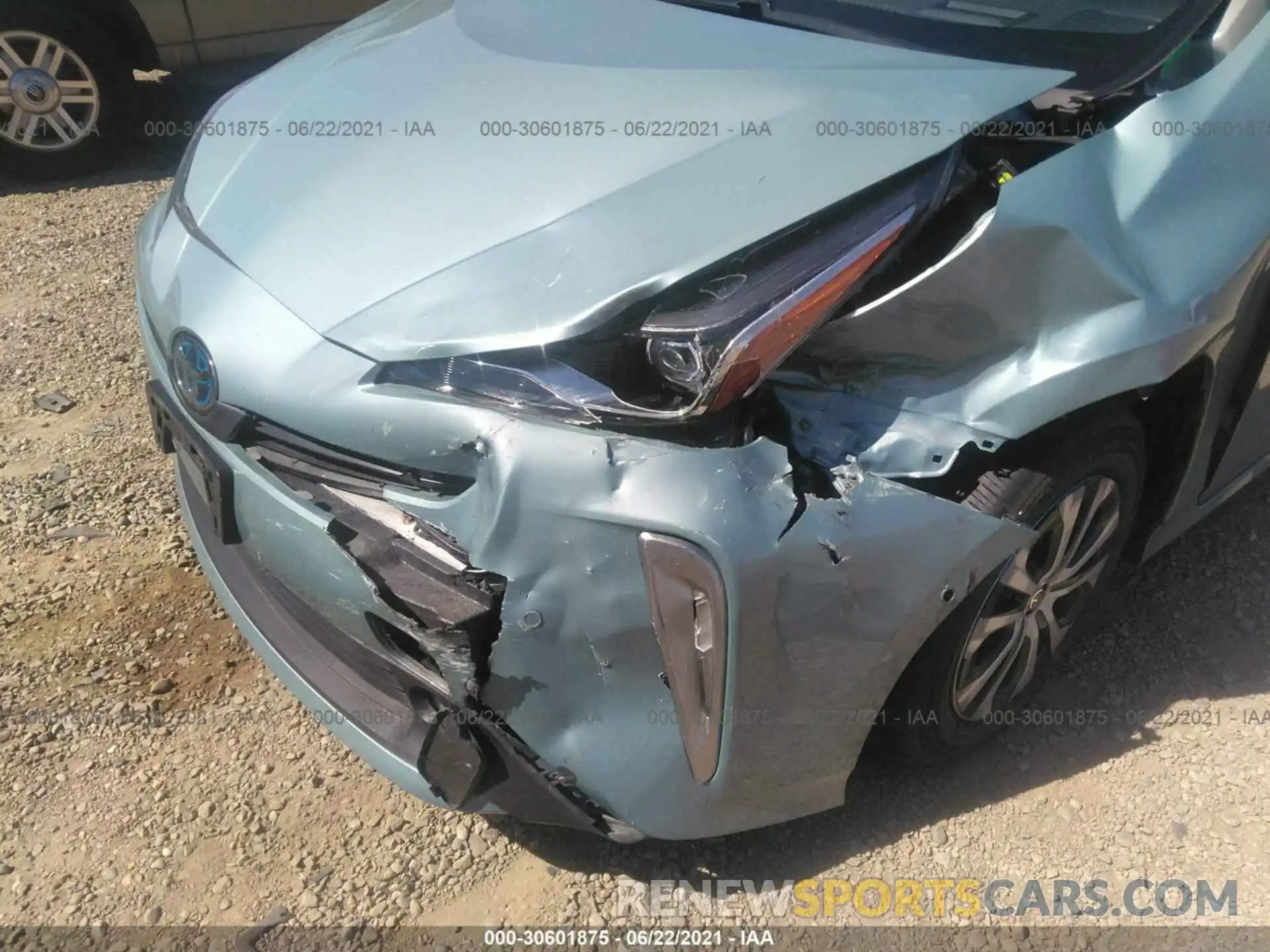 6 Photograph of a damaged car JTDL9RFU2K3010595 TOYOTA PRIUS 2019