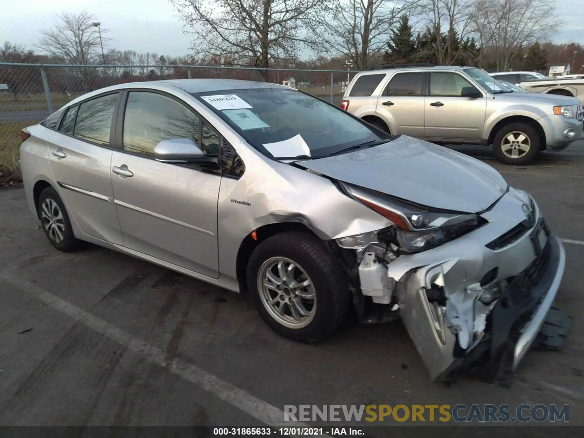 1 Photograph of a damaged car JTDL9RFU2K3010984 TOYOTA PRIUS 2019