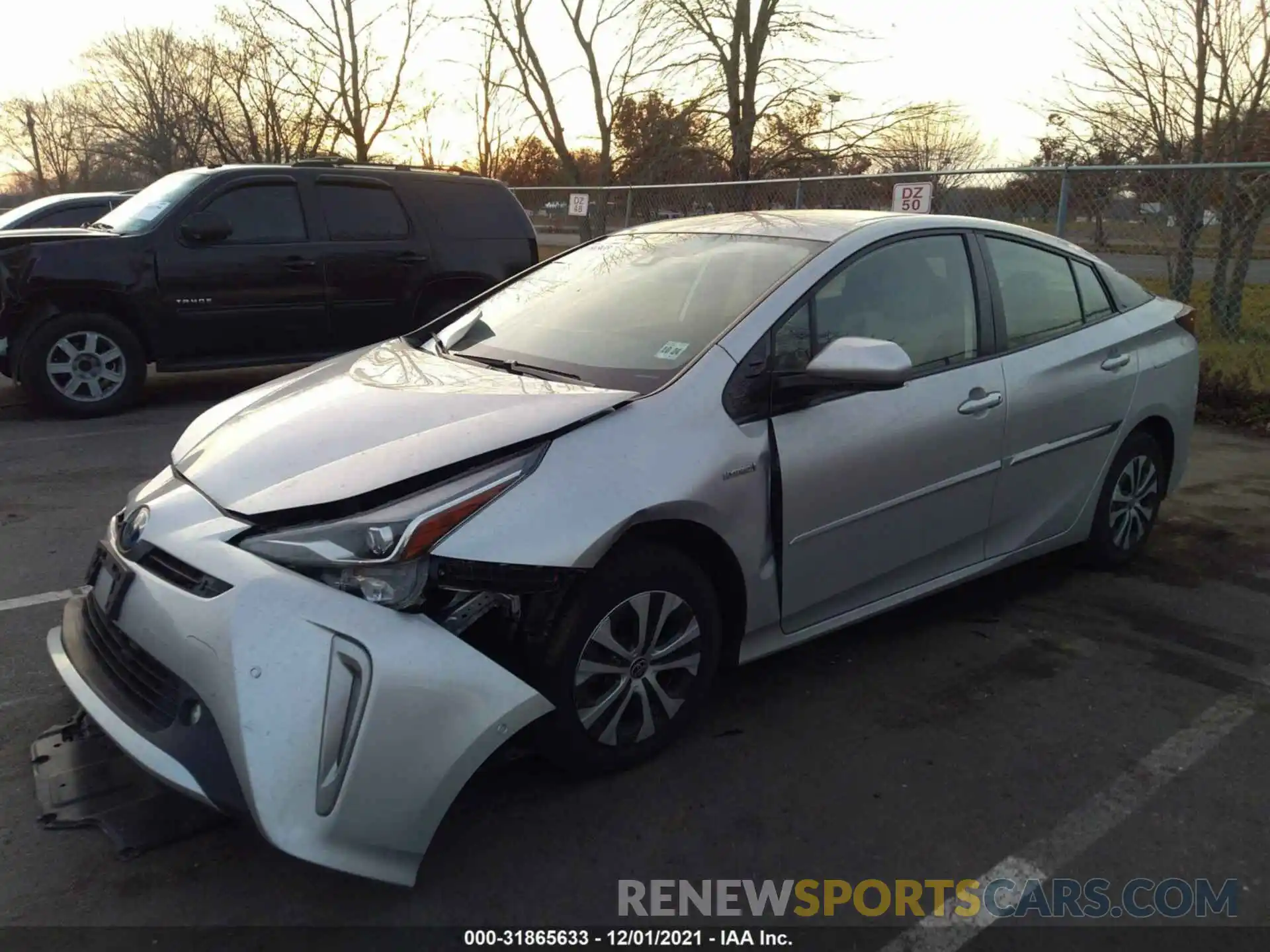 2 Photograph of a damaged car JTDL9RFU2K3010984 TOYOTA PRIUS 2019