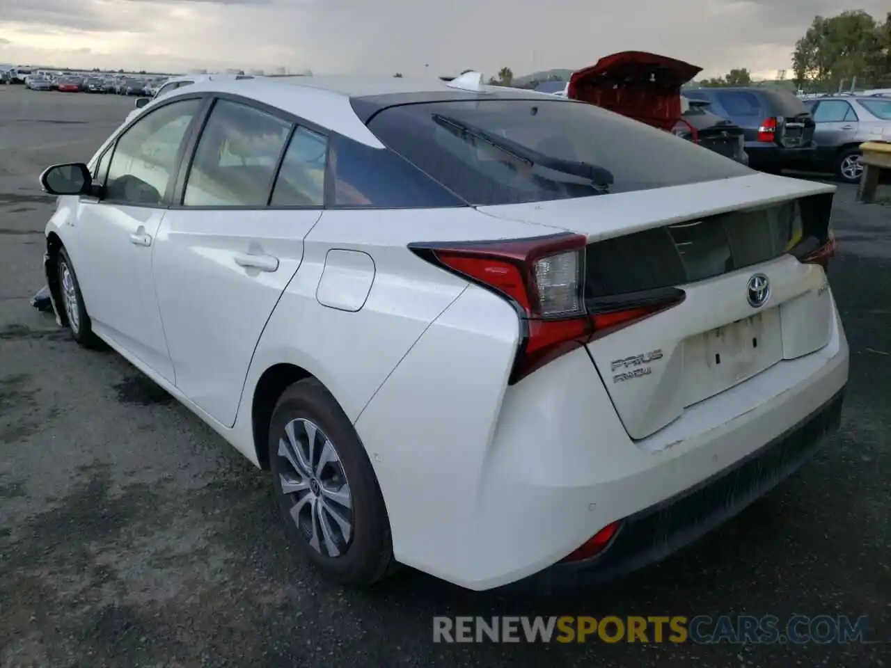 3 Photograph of a damaged car JTDL9RFU2K3011780 TOYOTA PRIUS 2019