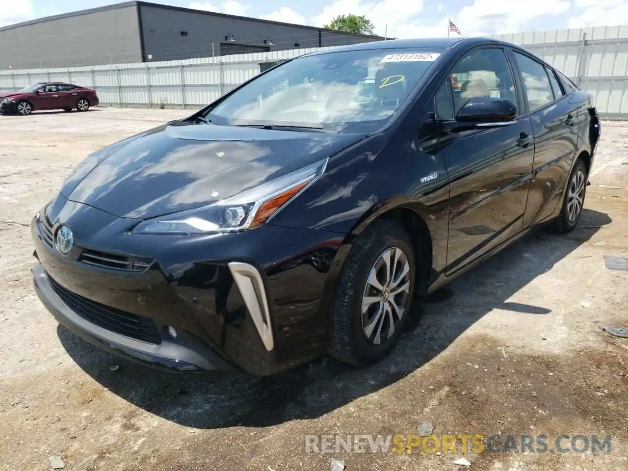 2 Photograph of a damaged car JTDL9RFU2K3012539 TOYOTA PRIUS 2019