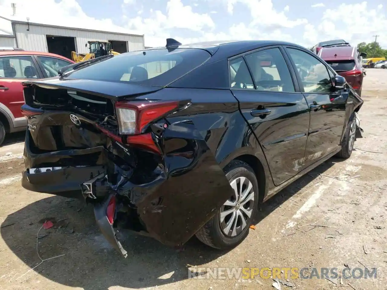 4 Photograph of a damaged car JTDL9RFU2K3012539 TOYOTA PRIUS 2019