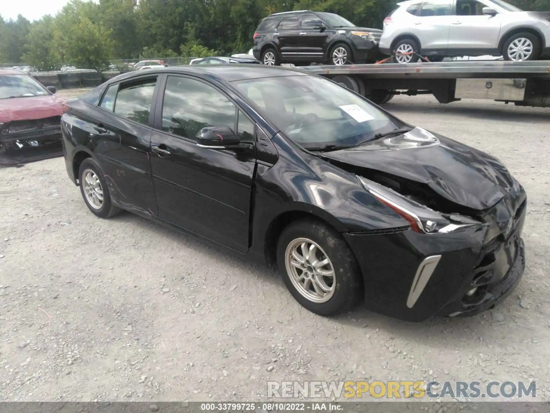 1 Photograph of a damaged car JTDL9RFU3K3001047 TOYOTA PRIUS 2019