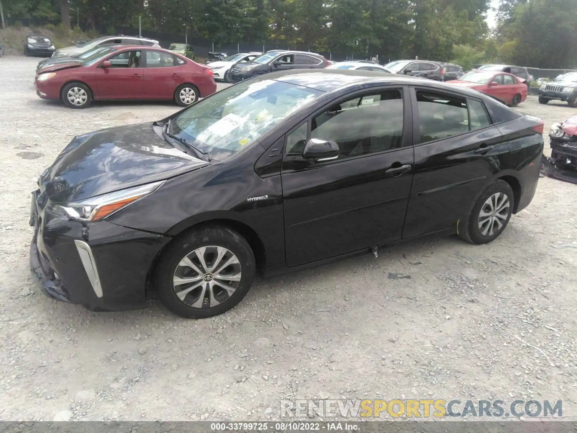 2 Photograph of a damaged car JTDL9RFU3K3001047 TOYOTA PRIUS 2019