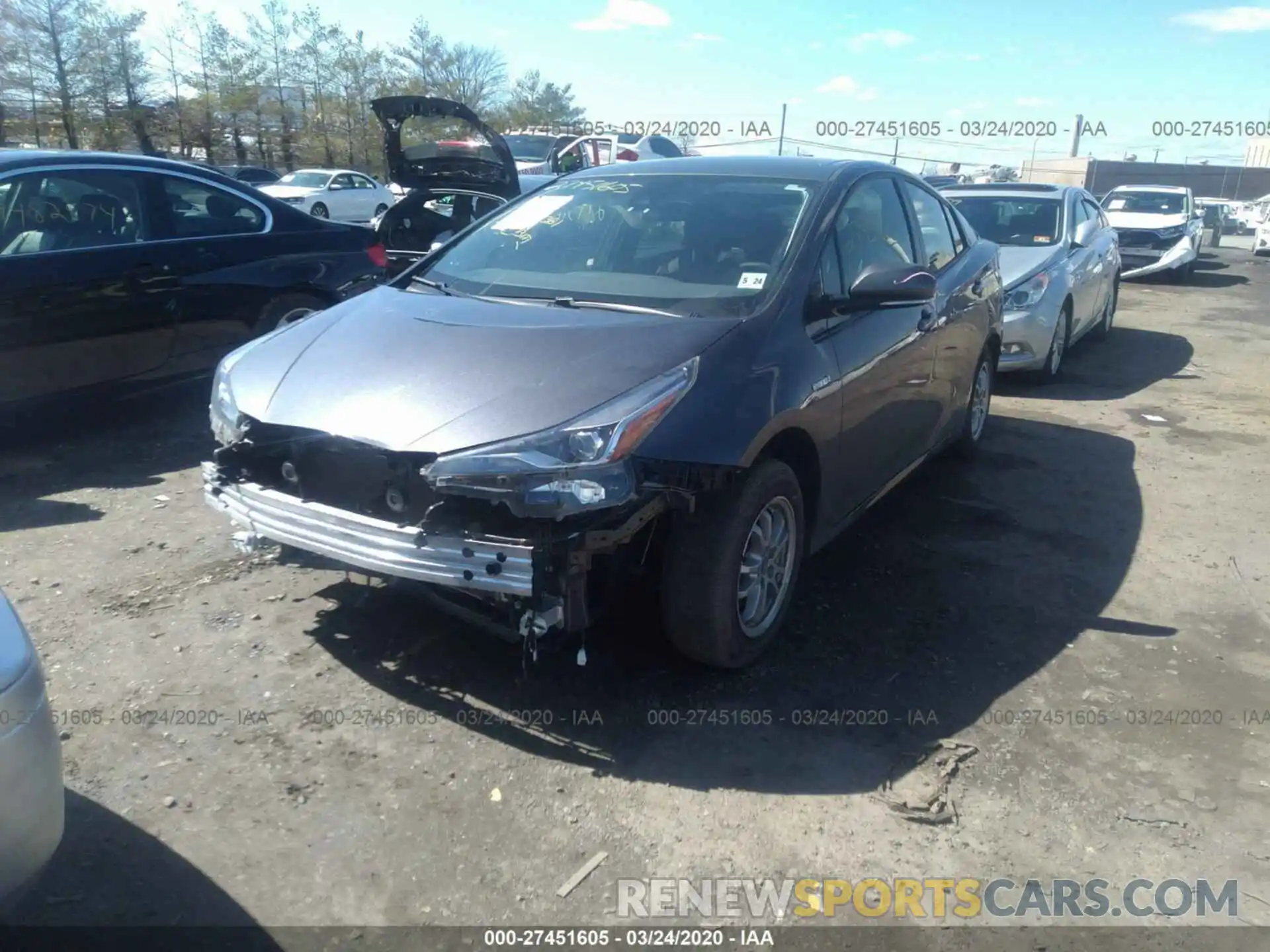 6 Photograph of a damaged car JTDL9RFU3K3002666 TOYOTA PRIUS 2019