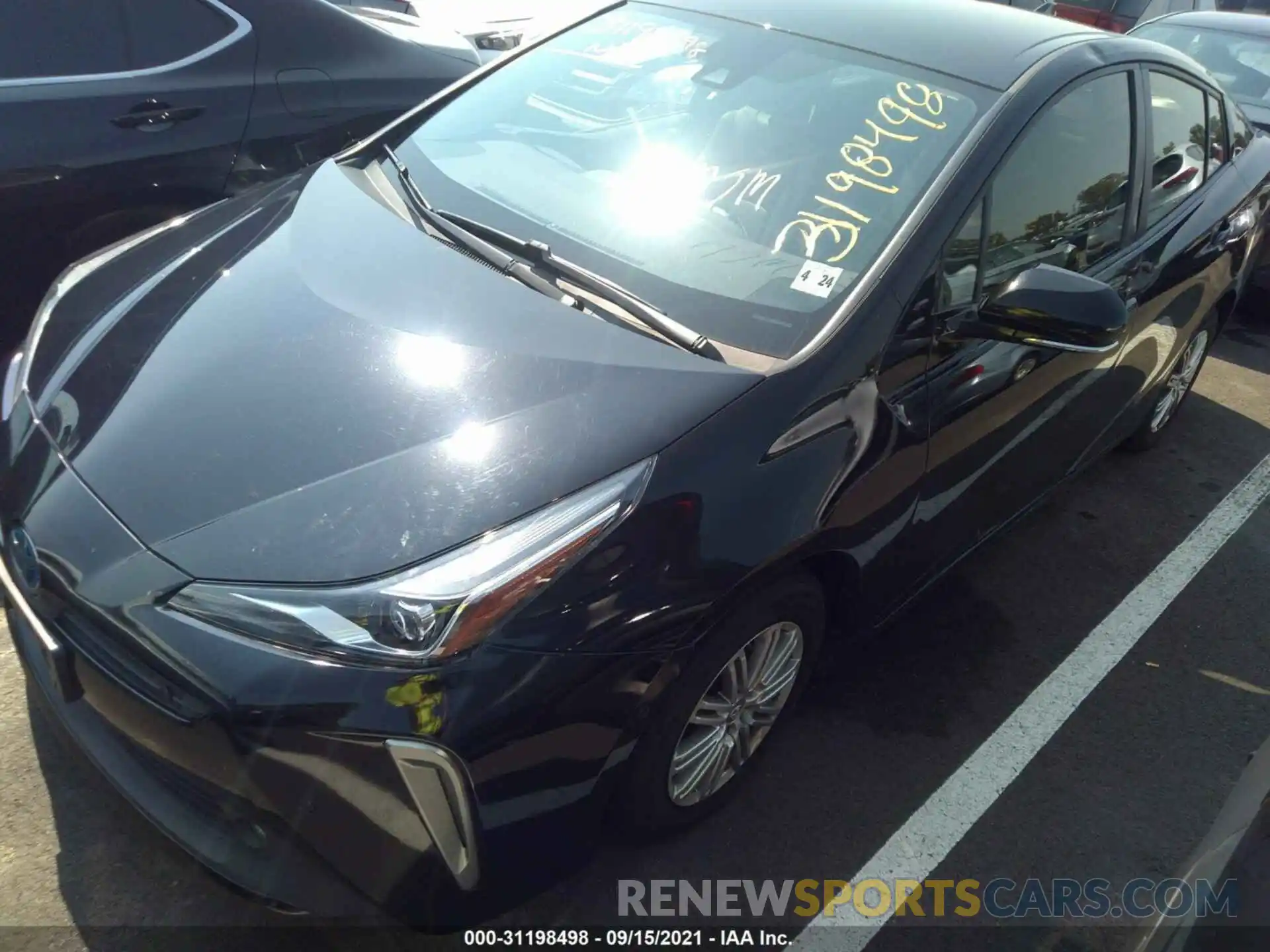 2 Photograph of a damaged car JTDL9RFU3K3002862 TOYOTA PRIUS 2019