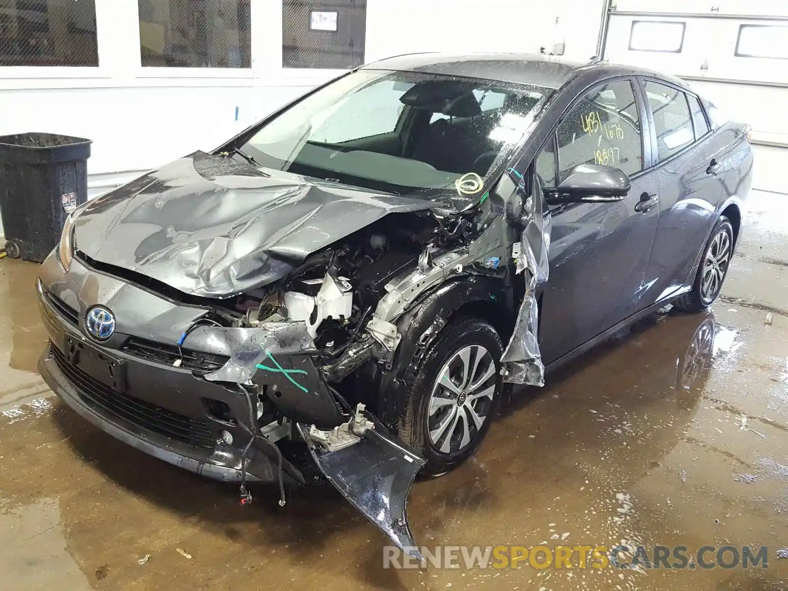 2 Photograph of a damaged car JTDL9RFU3K3003302 TOYOTA PRIUS 2019