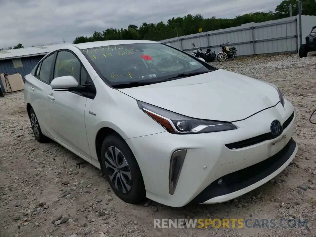 1 Photograph of a damaged car JTDL9RFU3K3005003 TOYOTA PRIUS 2019