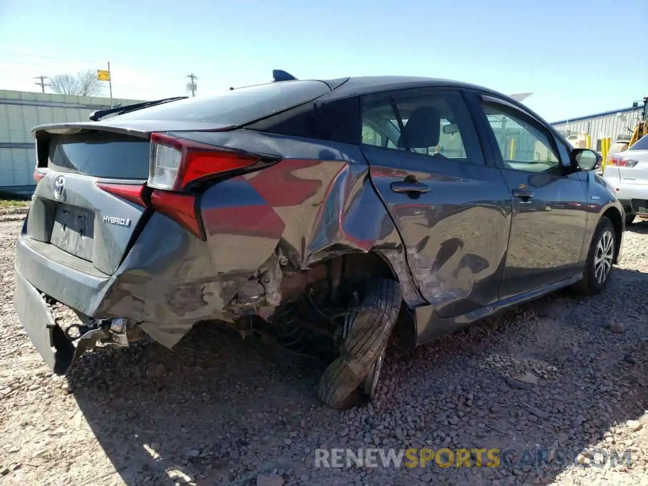 4 Photograph of a damaged car JTDL9RFU3K3006071 TOYOTA PRIUS 2019