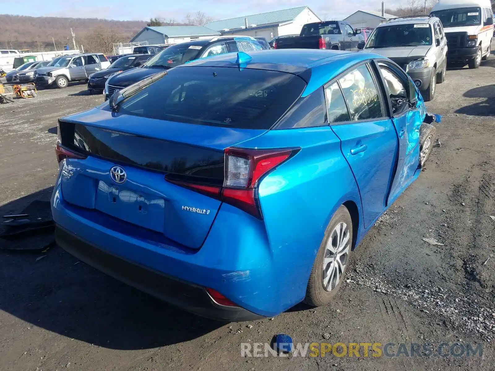 4 Photograph of a damaged car JTDL9RFU3K3006460 TOYOTA PRIUS 2019