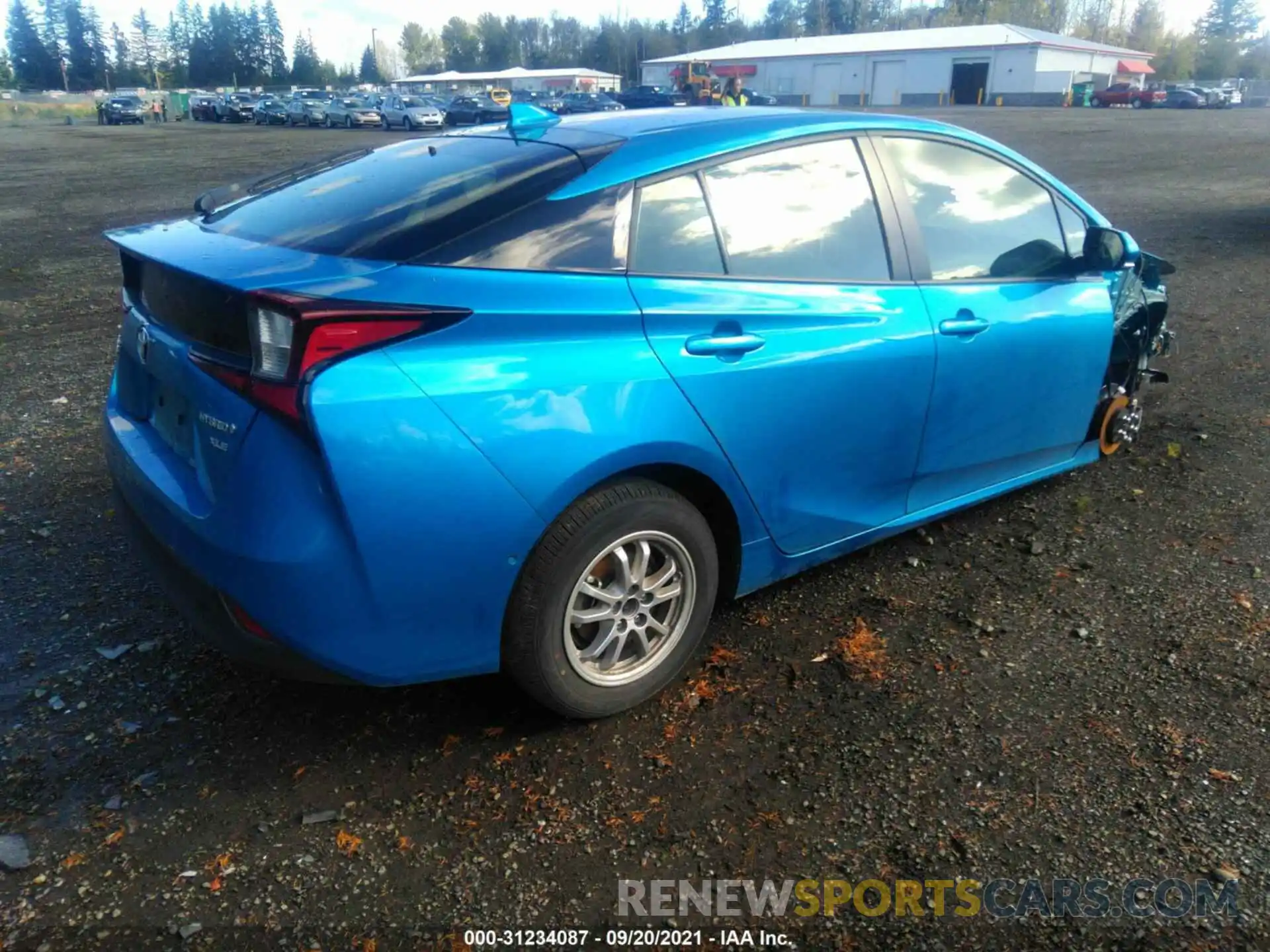 4 Photograph of a damaged car JTDL9RFU3K3008578 TOYOTA PRIUS 2019