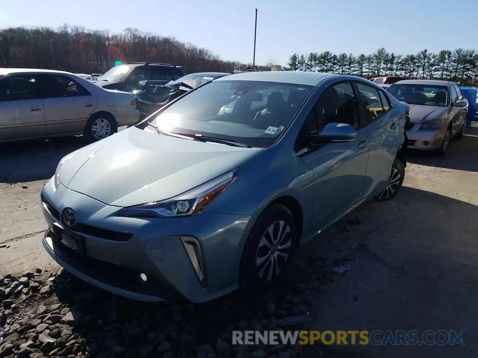 2 Photograph of a damaged car JTDL9RFU3K3008872 TOYOTA PRIUS 2019