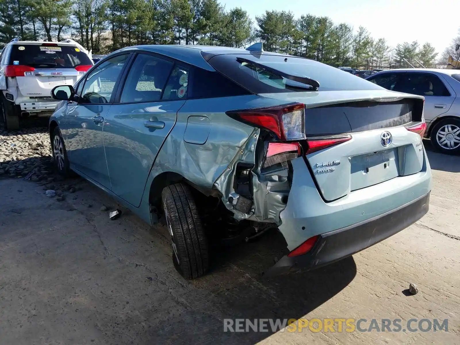 3 Photograph of a damaged car JTDL9RFU3K3008872 TOYOTA PRIUS 2019