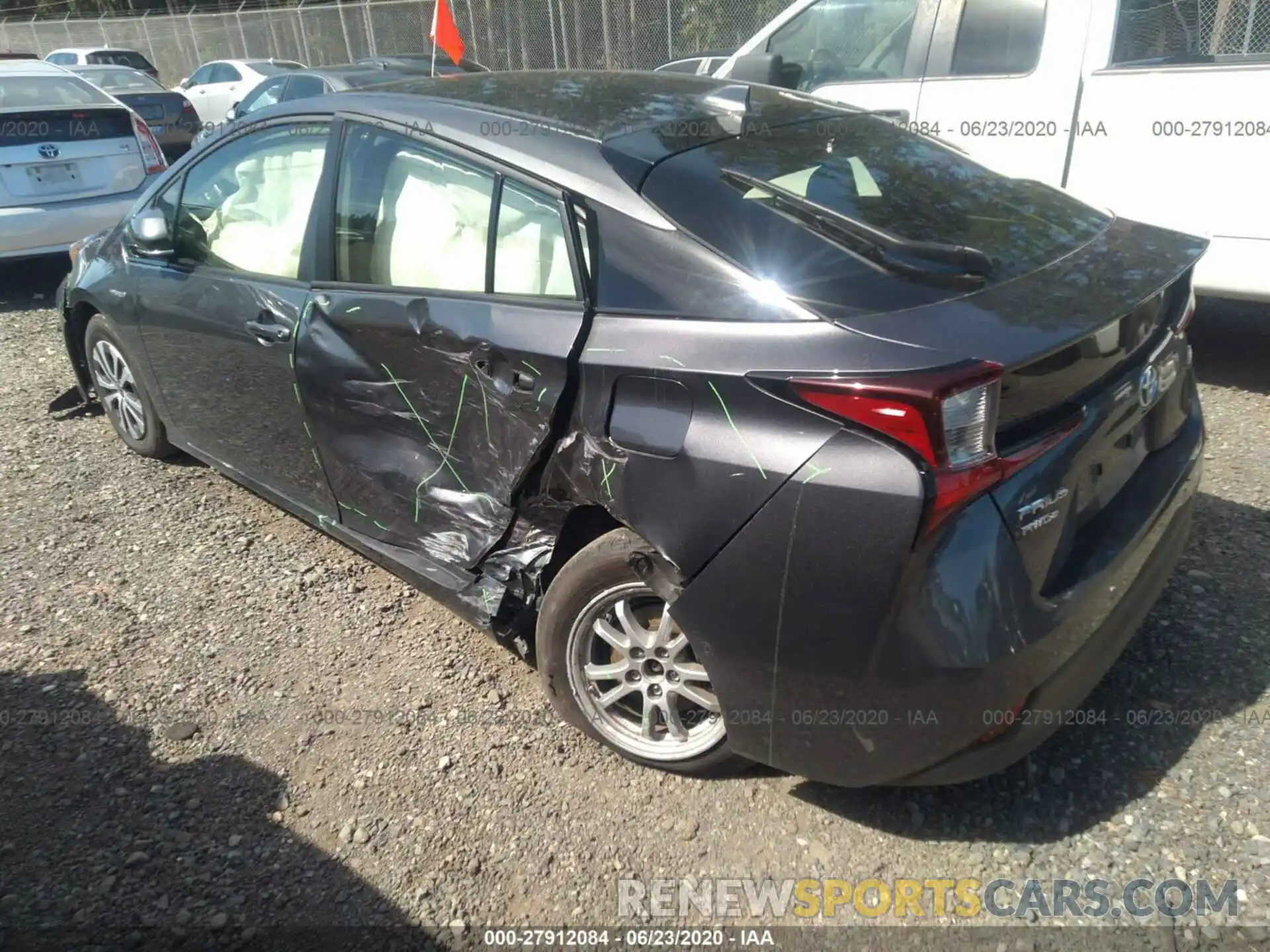 3 Photograph of a damaged car JTDL9RFU3K3009620 TOYOTA PRIUS 2019