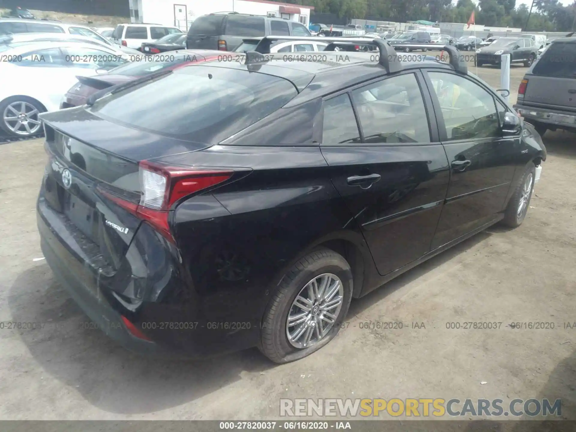 4 Photograph of a damaged car JTDL9RFU4K3001042 TOYOTA PRIUS 2019