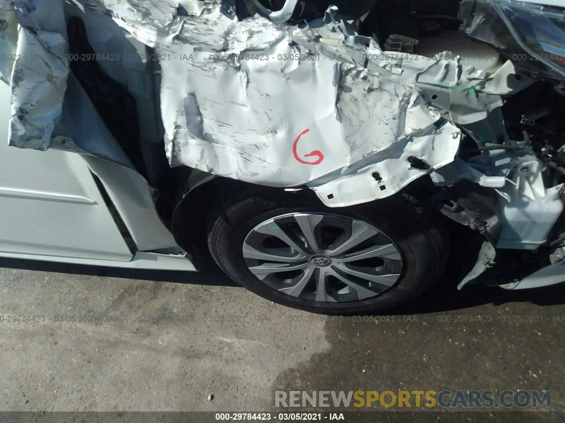 14 Photograph of a damaged car JTDL9RFU4K3003101 TOYOTA PRIUS 2019