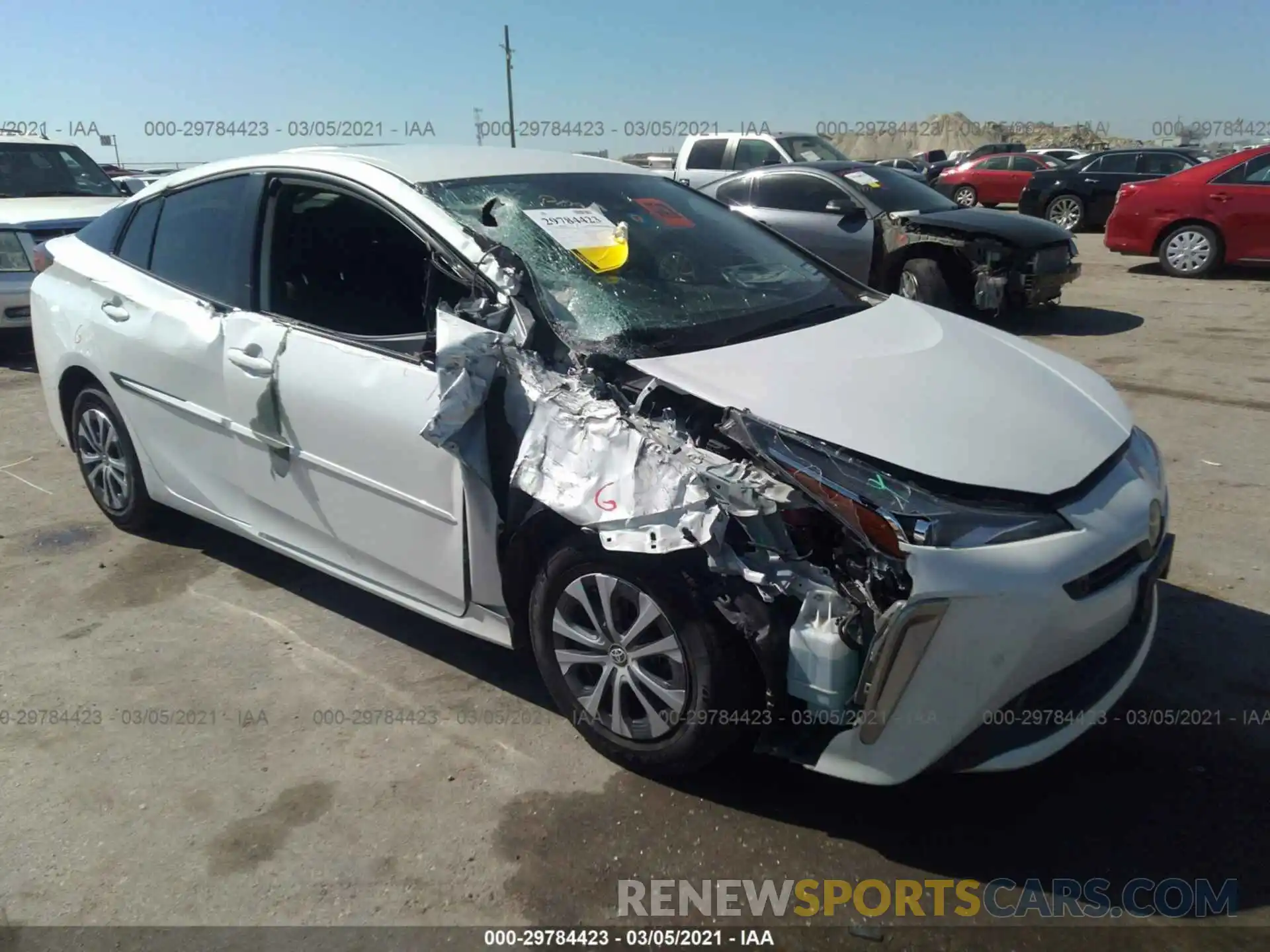 6 Photograph of a damaged car JTDL9RFU4K3003101 TOYOTA PRIUS 2019