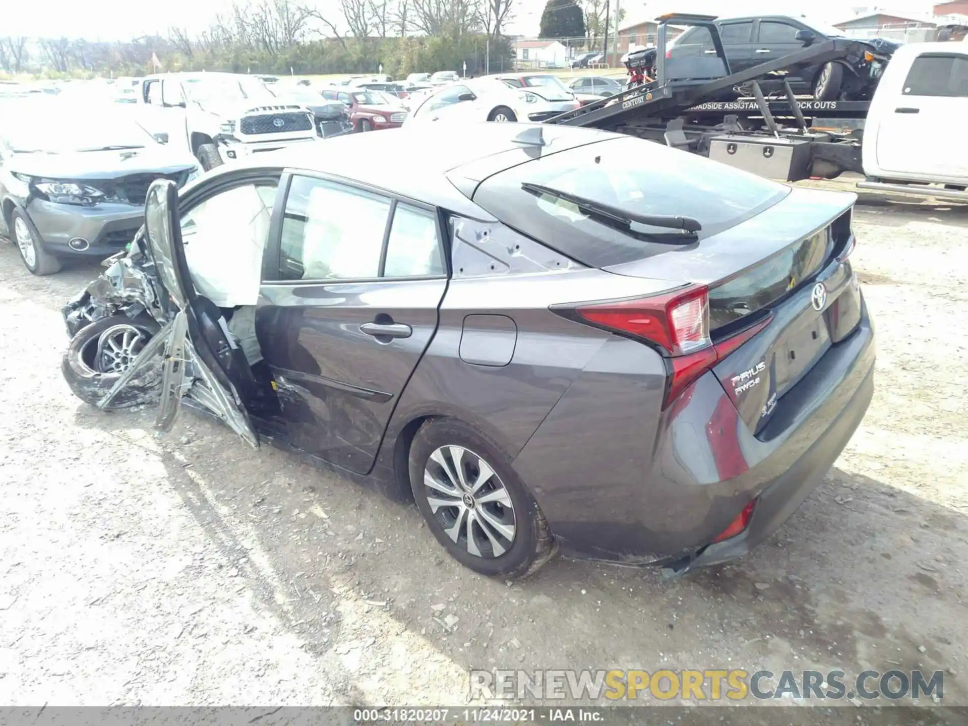 3 Photograph of a damaged car JTDL9RFU4K3003132 TOYOTA PRIUS 2019