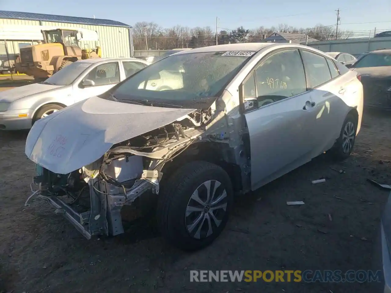 2 Photograph of a damaged car JTDL9RFU4K3003194 TOYOTA PRIUS 2019