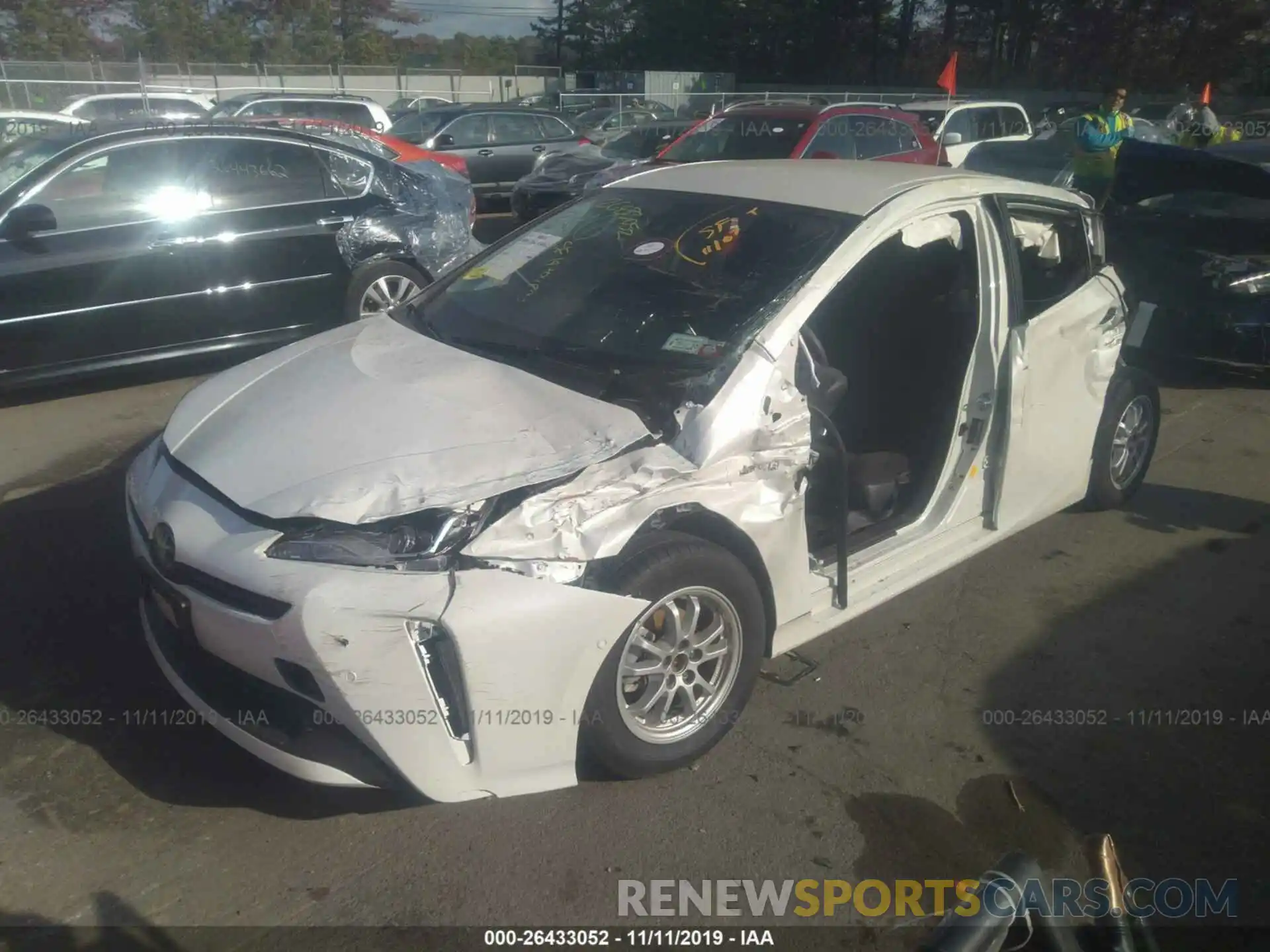 2 Photograph of a damaged car JTDL9RFU4K3003292 TOYOTA PRIUS 2019