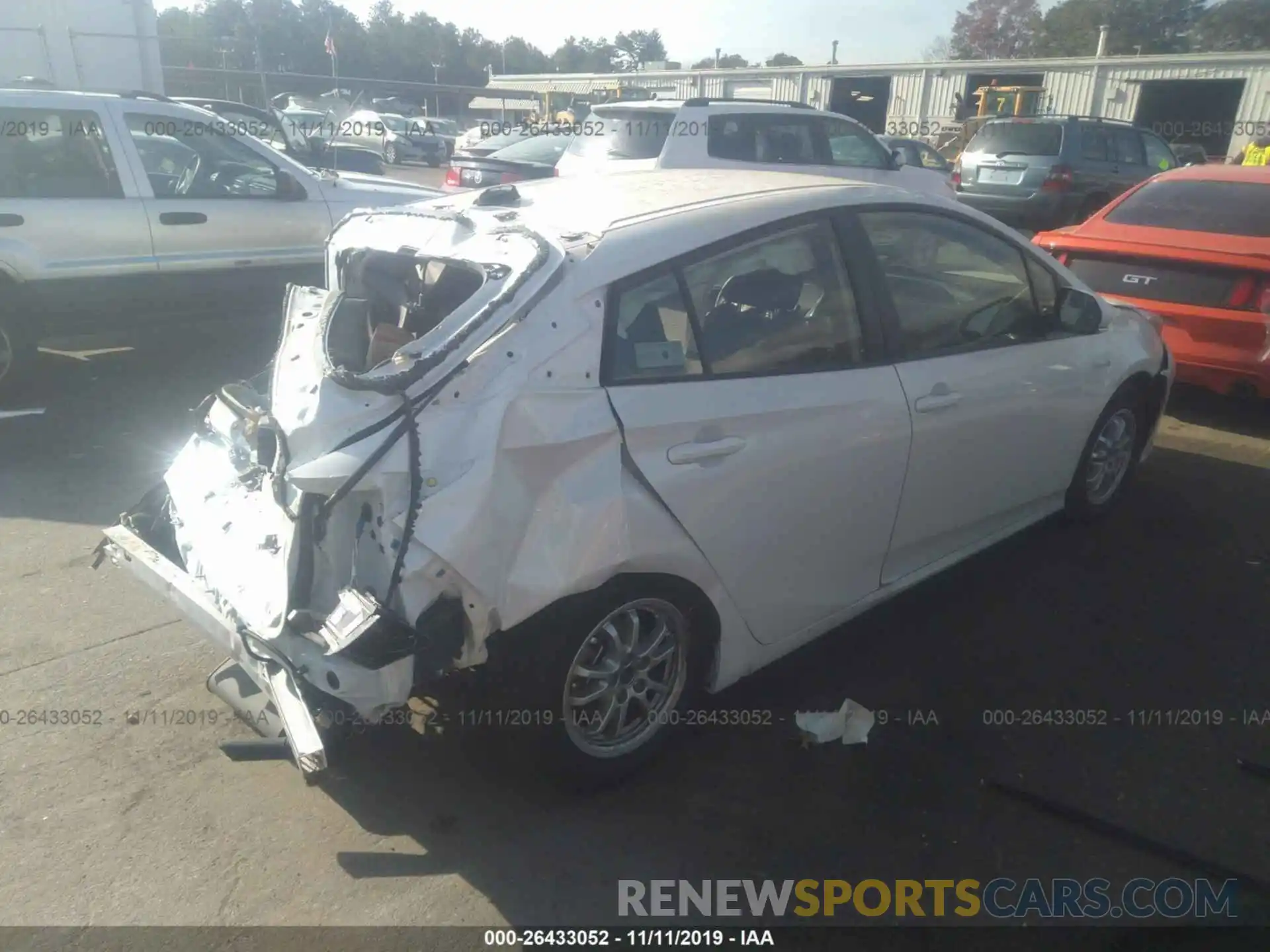 4 Photograph of a damaged car JTDL9RFU4K3003292 TOYOTA PRIUS 2019