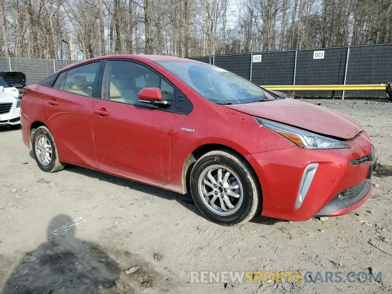 4 Photograph of a damaged car JTDL9RFU4K3003390 TOYOTA PRIUS 2019