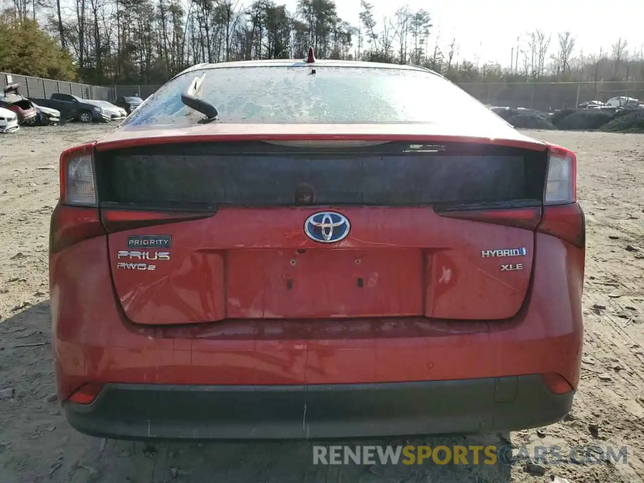 6 Photograph of a damaged car JTDL9RFU4K3003390 TOYOTA PRIUS 2019