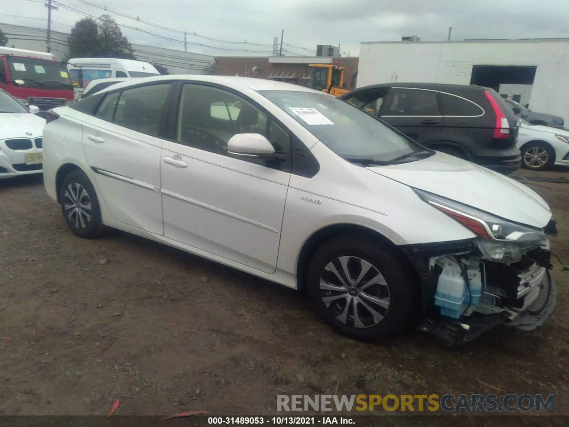 1 Photograph of a damaged car JTDL9RFU4K3003454 TOYOTA PRIUS 2019