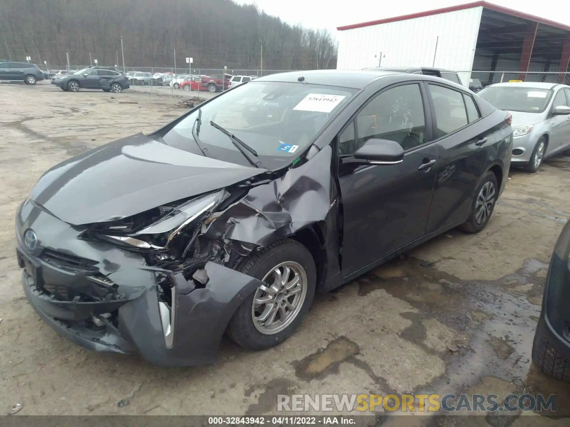 2 Photograph of a damaged car JTDL9RFU4K3003714 TOYOTA PRIUS 2019