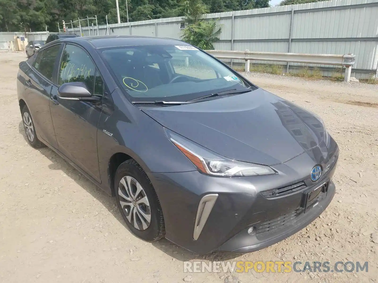 1 Photograph of a damaged car JTDL9RFU4K3004166 TOYOTA PRIUS 2019