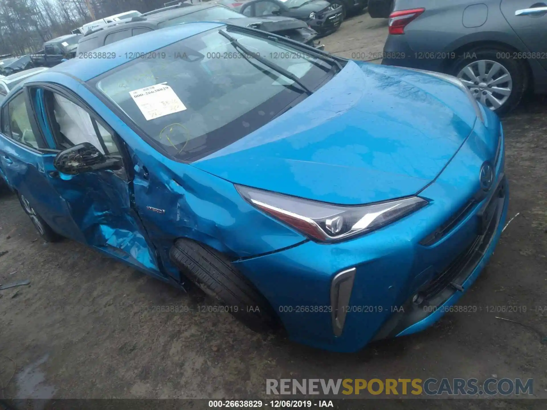 1 Photograph of a damaged car JTDL9RFU4K3004409 TOYOTA PRIUS 2019