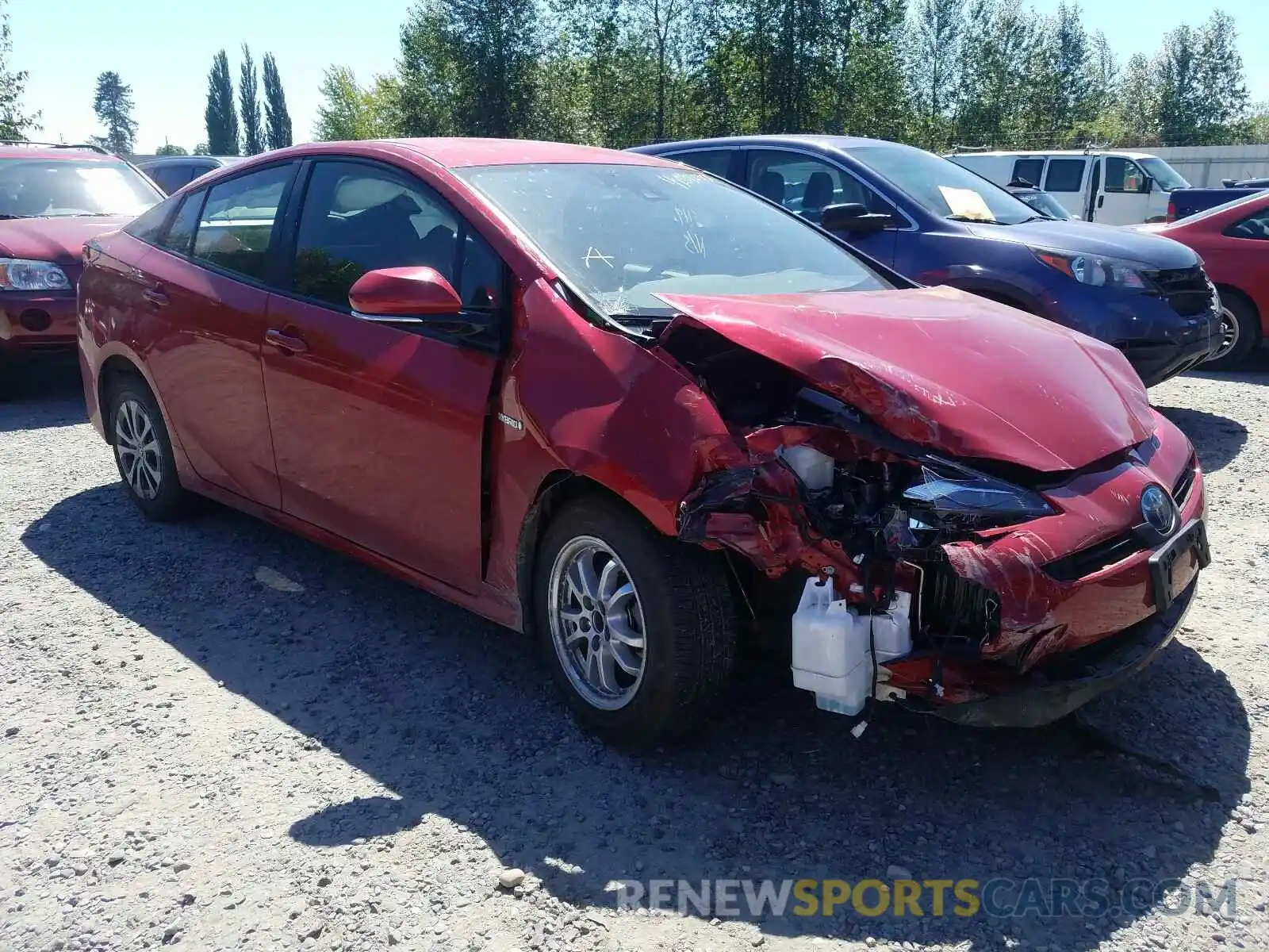 1 Photograph of a damaged car JTDL9RFU4K3004684 TOYOTA PRIUS 2019