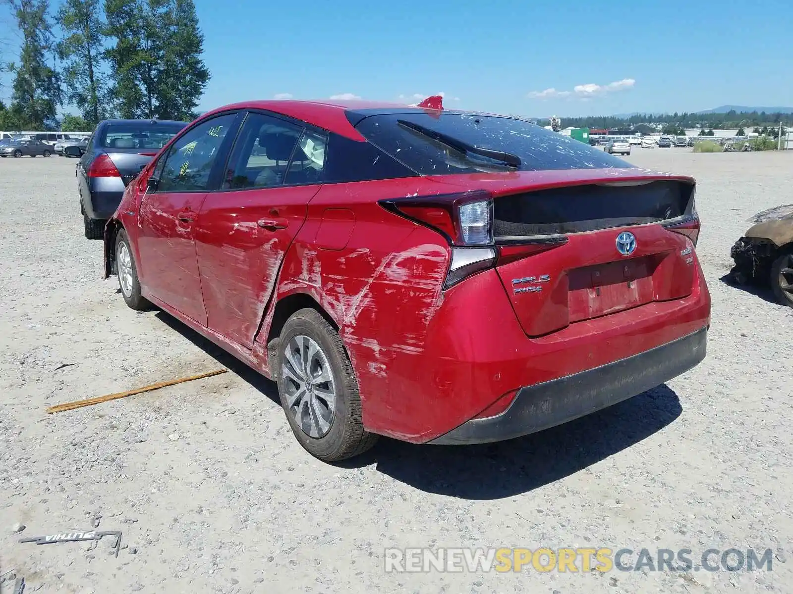 3 Photograph of a damaged car JTDL9RFU4K3004684 TOYOTA PRIUS 2019