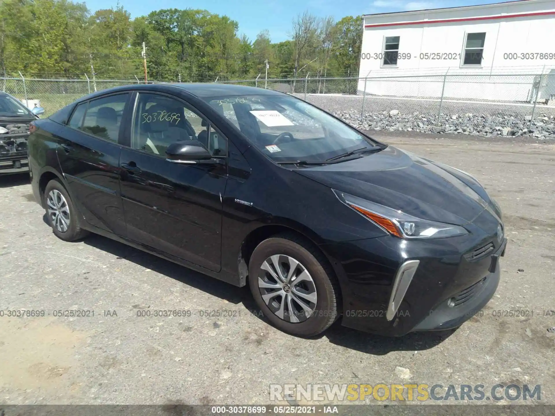 1 Photograph of a damaged car JTDL9RFU4K3006306 TOYOTA PRIUS 2019