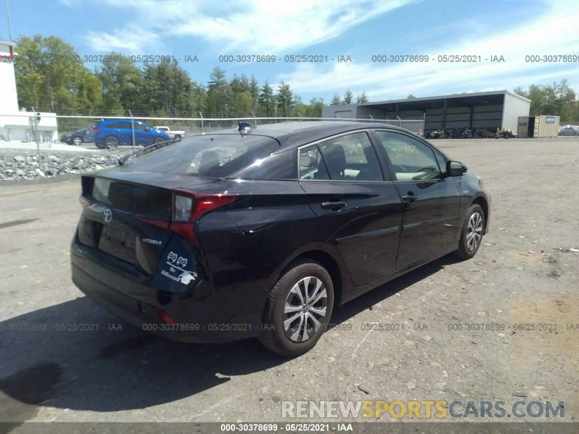 4 Фотография поврежденного автомобиля JTDL9RFU4K3006306 TOYOTA PRIUS 2019